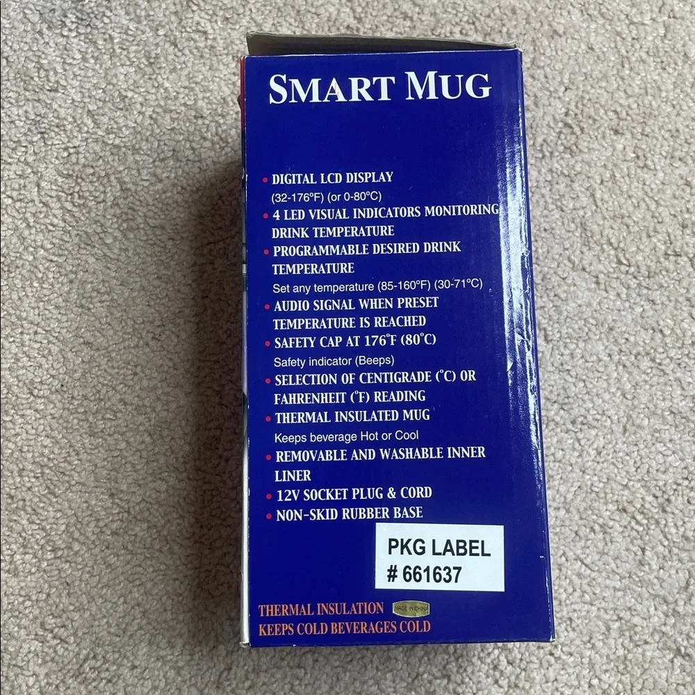 NWT Red Smart Mug Insulated Travel Tumbler - Picture 9 of 9